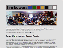 Tablet Screenshot of jmbowers.net